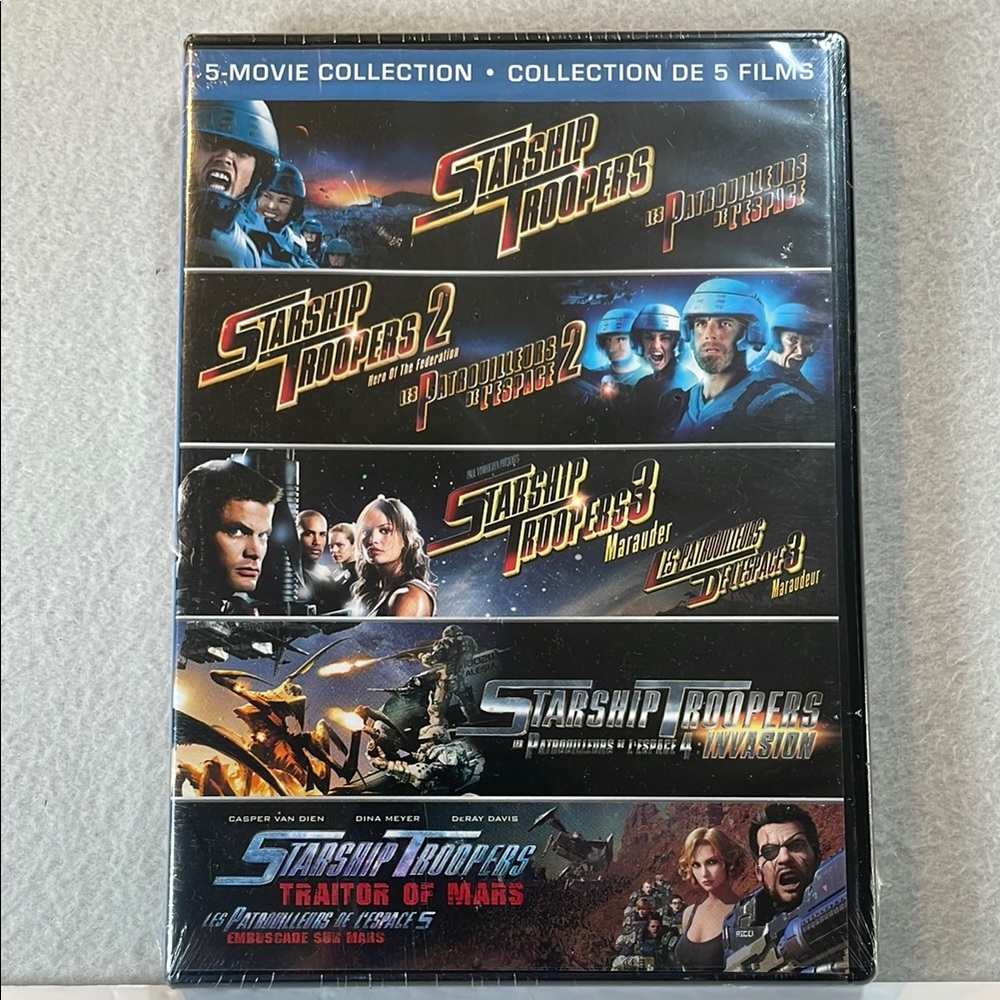 Starship Troopers 5 Movie Collection DVD Set NEW Sealed!